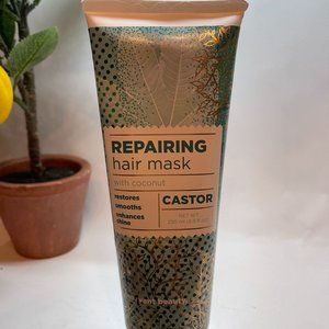 Repairing Hair Mask with Coconut Castor Restores Smooths 8.5 FL OZ NEW SEALED